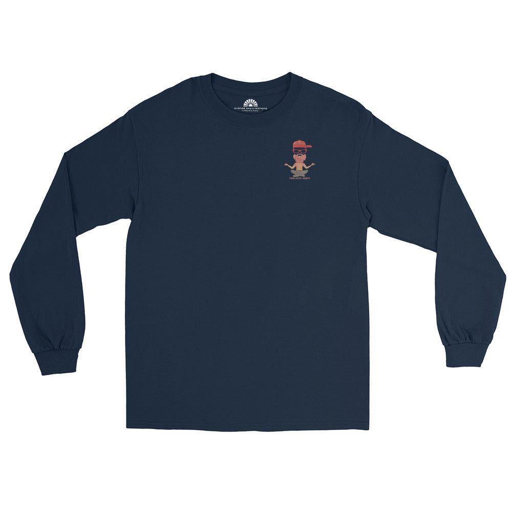 Yoga with Brett ~ Feel the Good Men’s Long Sleeve Shirt