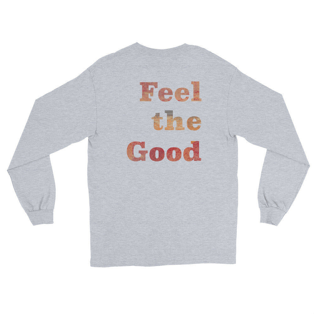 Yoga with Brett ~ Feel the Good Men’s Long Sleeve Shirt