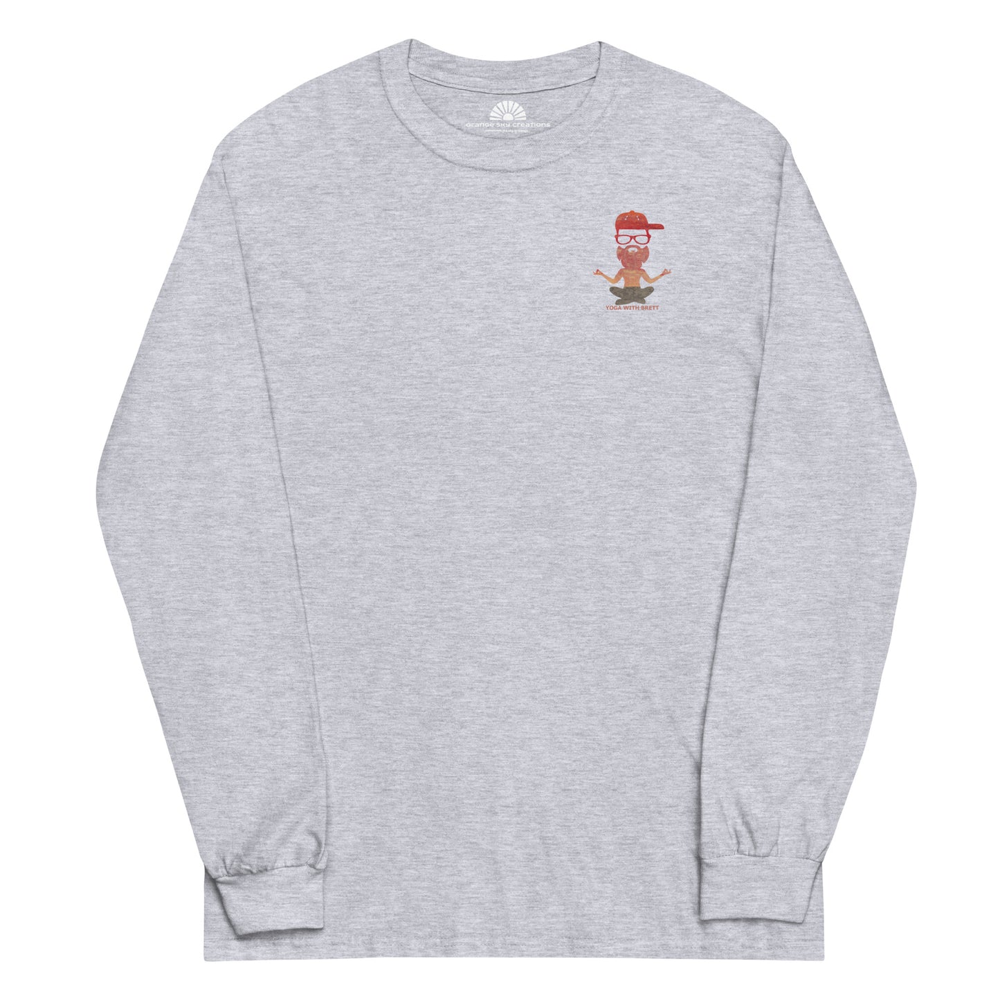 Yoga with Brett ~ Feel the Good Men’s Long Sleeve Shirt