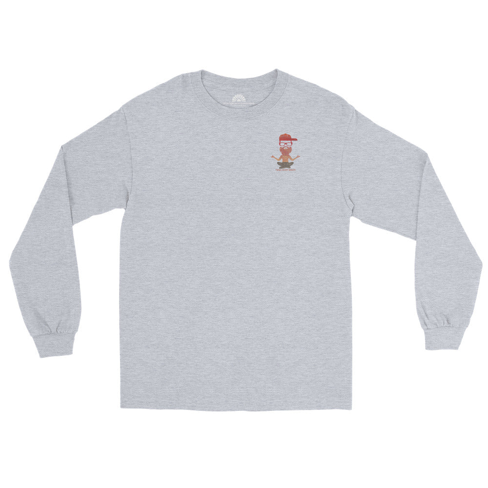 Yoga with Brett ~ Feel the Good Men’s Long Sleeve Shirt