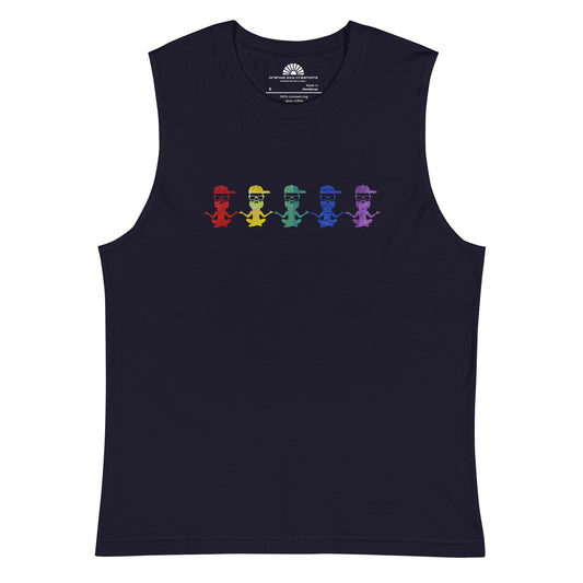 Yoga with Brett ~ Pride ~ Muscle Shirt