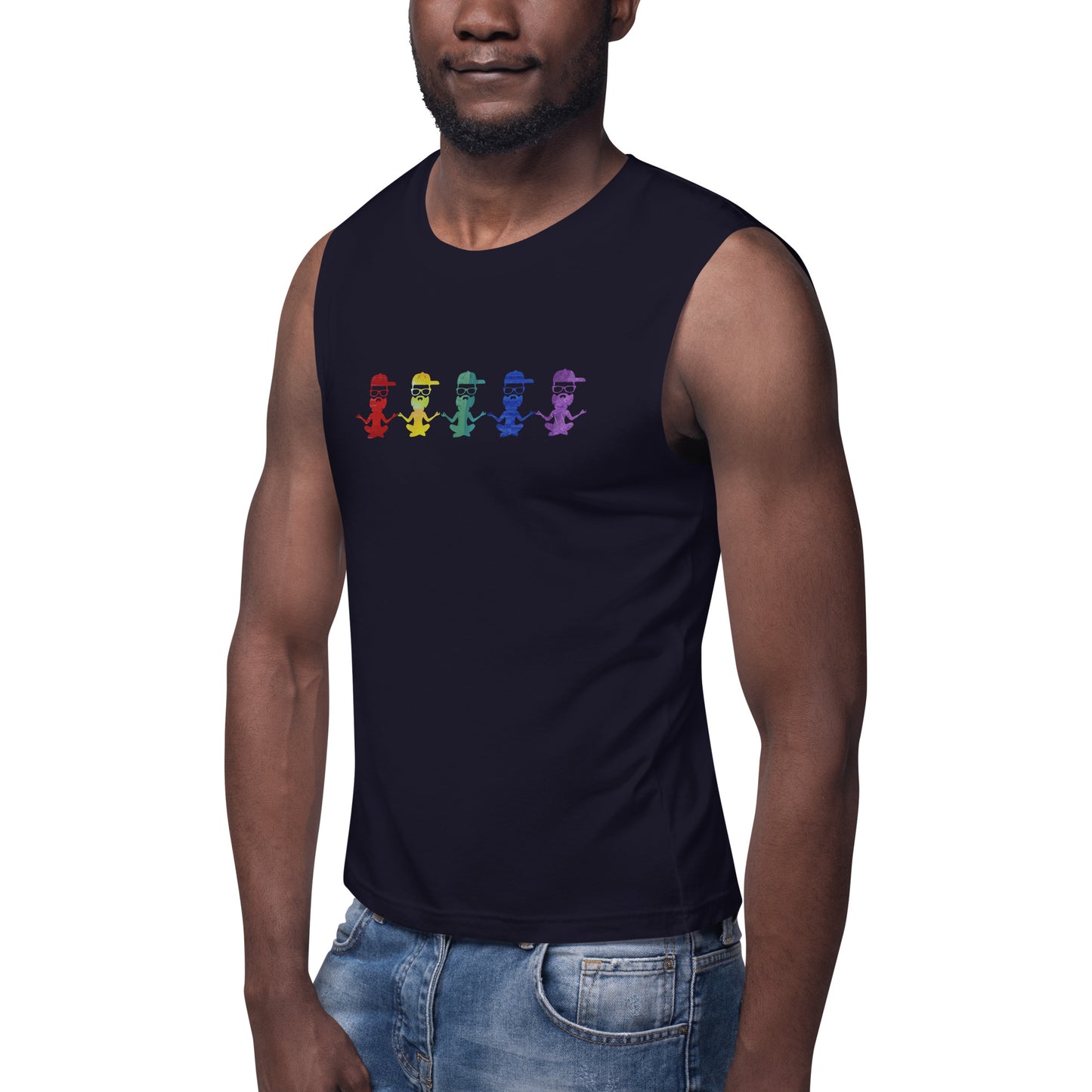 Yoga with Brett ~ Pride ~ Muscle Shirt