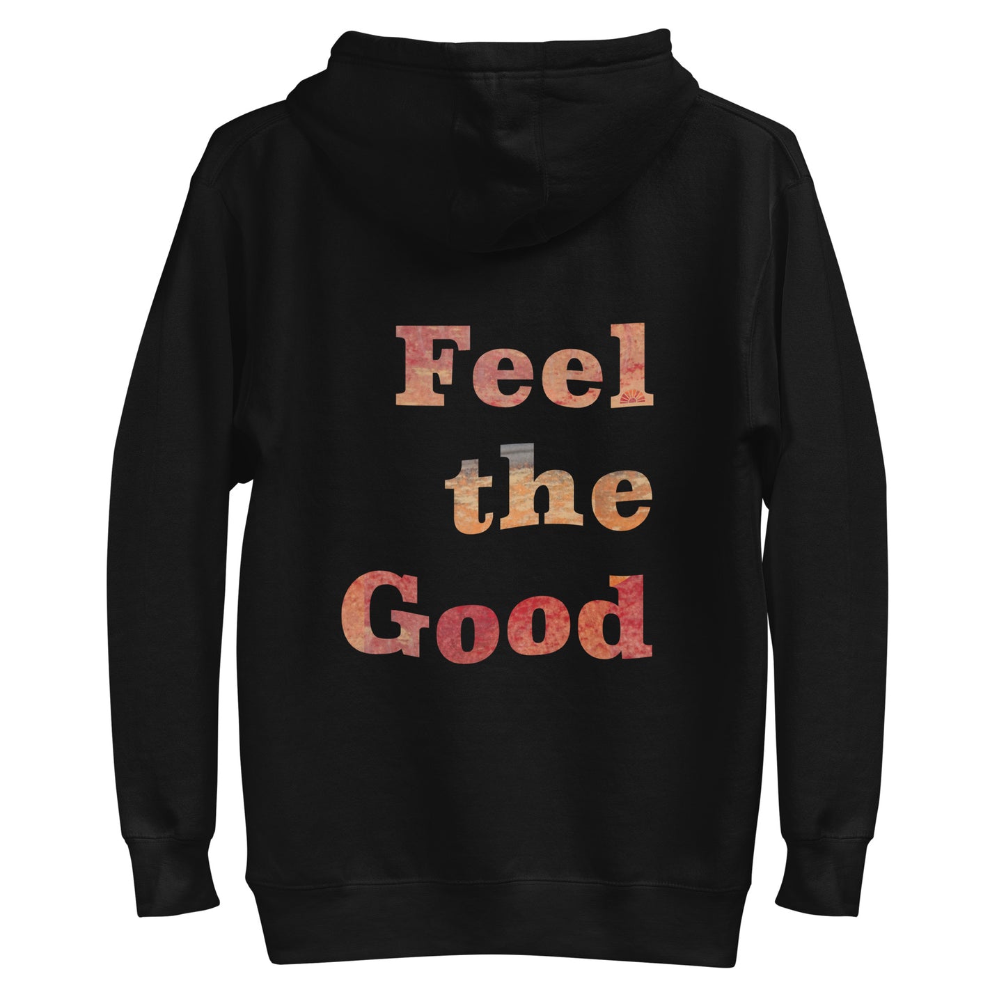 Yoga with Brett / Feel the Good Unisex Hoodie drawstring