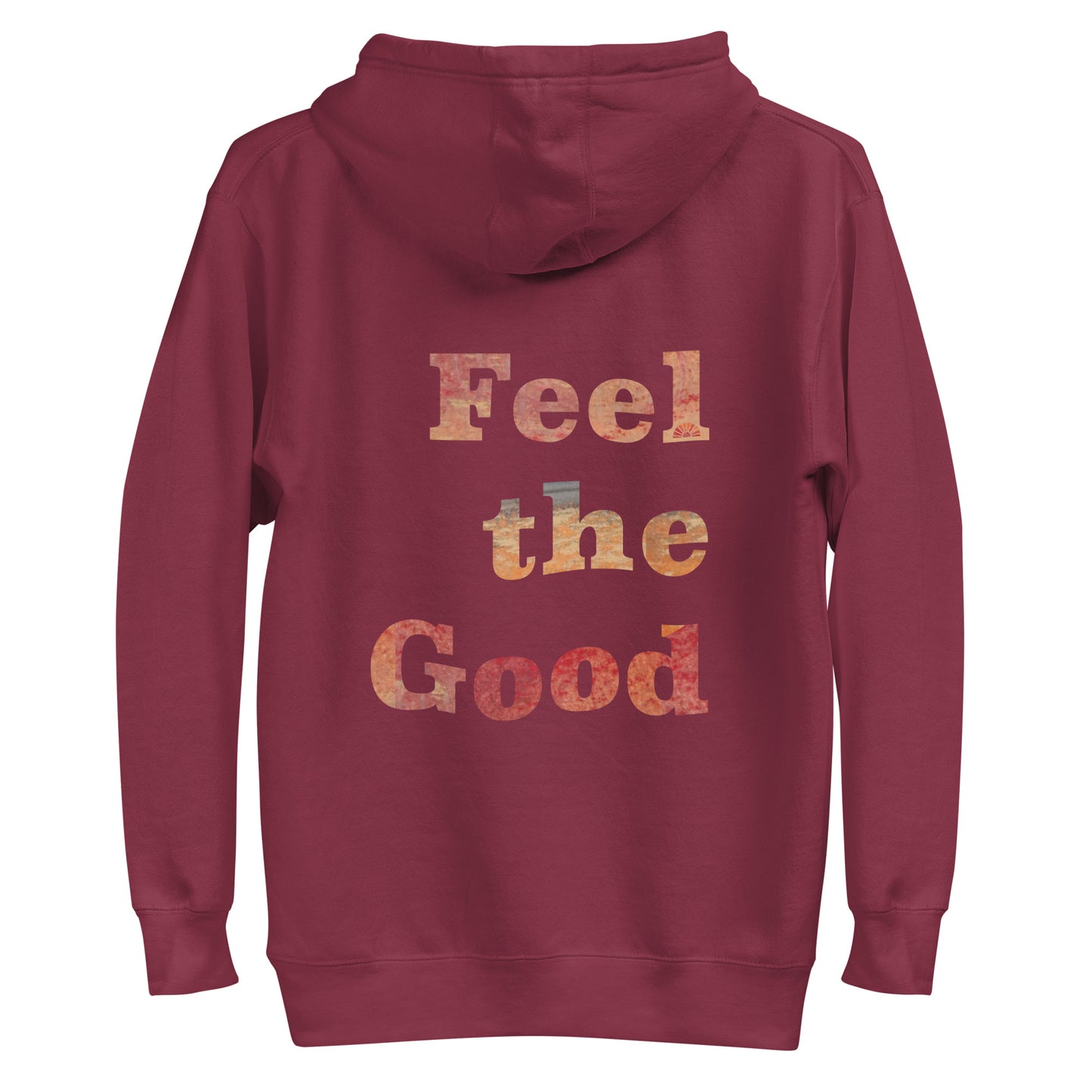 Yoga with Brett / Feel the Good Unisex Hoodie drawstring