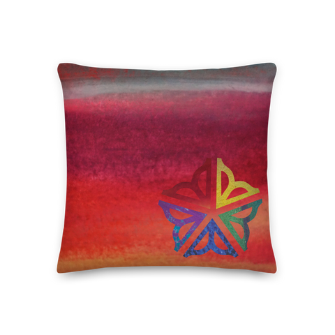 ROC Pride ~ Decorative ART Pillow
