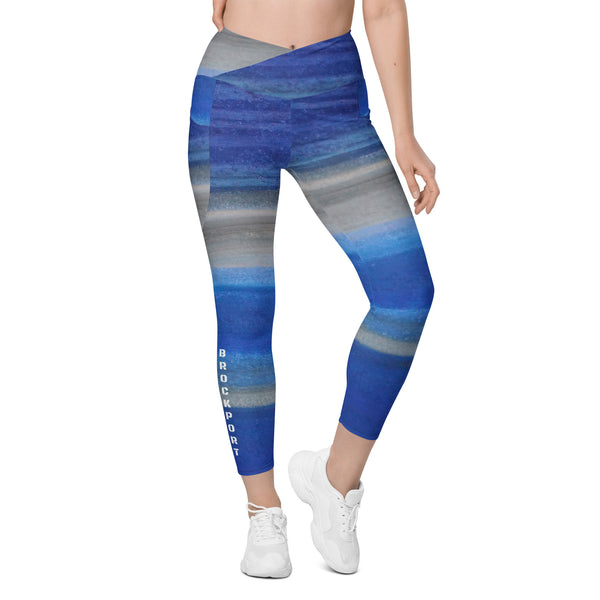 Be Free Brockport ~ Crossover leggings with Pockets