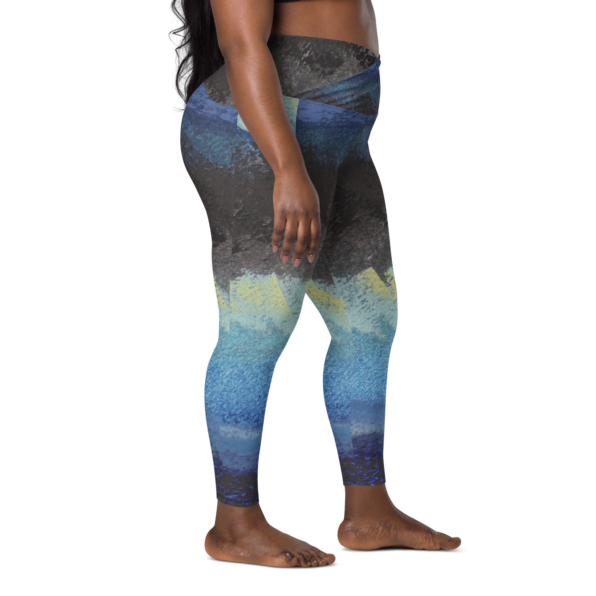 Find your Flat Road ~ Crossover leggings with pockets