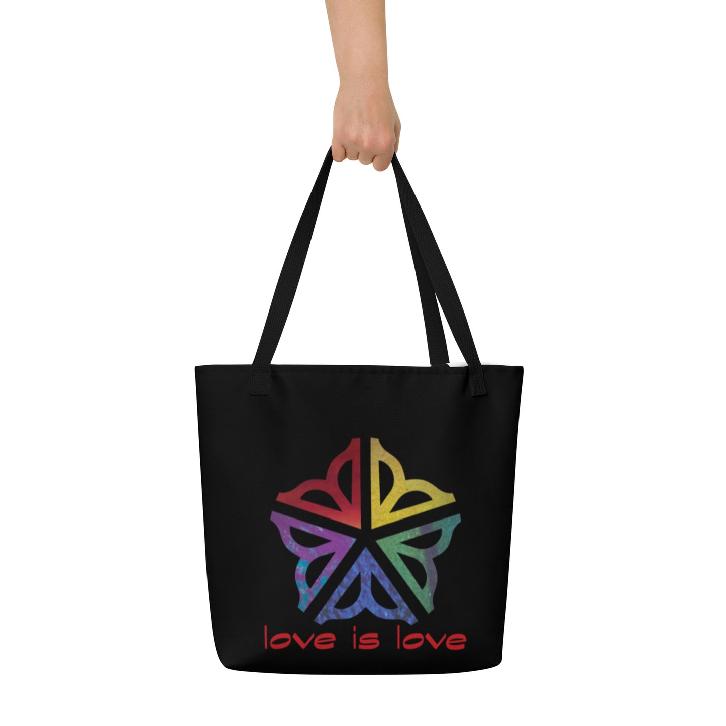 ROC Pride Love is Love ~ Large Tote Bag