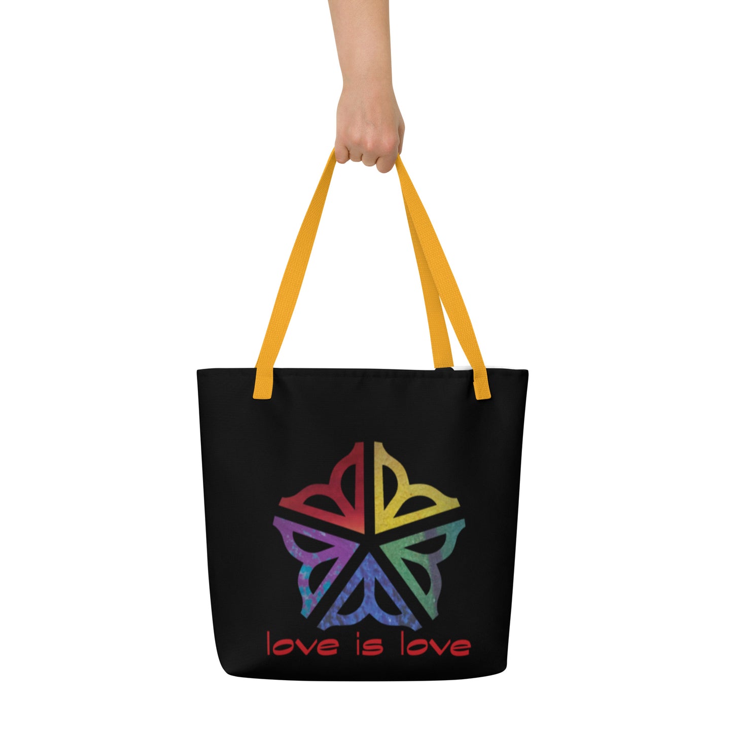 ROC Pride Love is Love ~ Large Tote Bag