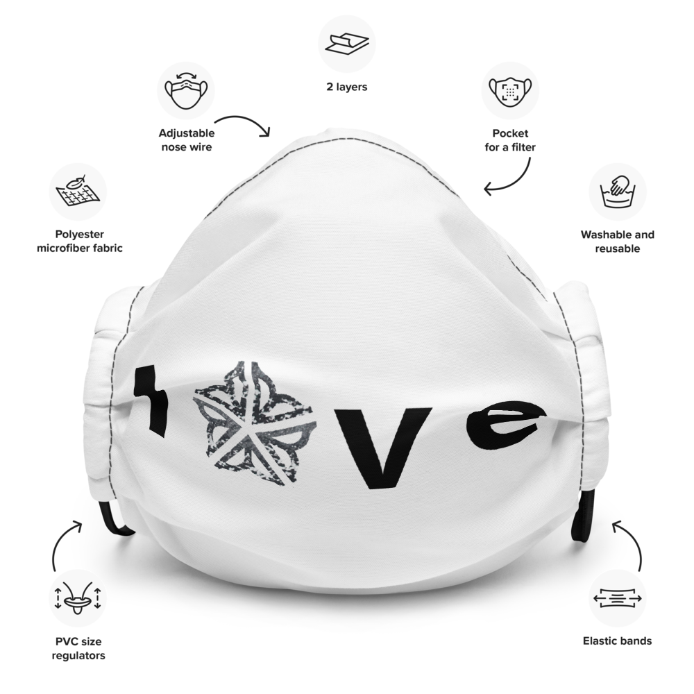 ROC Love ~ Premium face mask