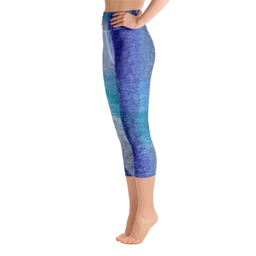 Calm Open Spaces ~ Yoga Capri Leggings