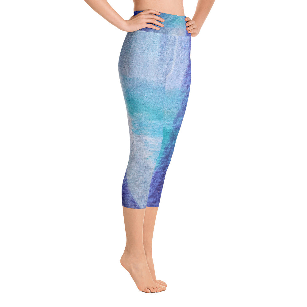 Calm Open Spaces ~ Yoga Capri Leggings