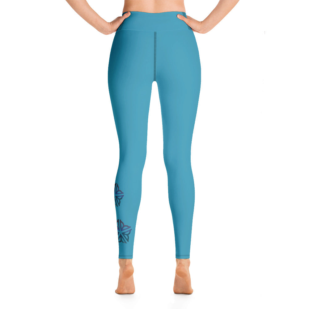 Be Cool ROC Blue ~ Yoga Leggings