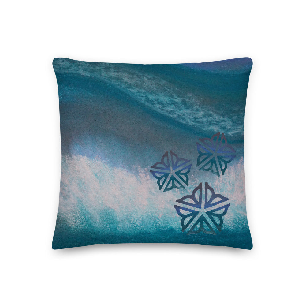 Be in the Flow ROC ~ Decorative Toss Pillow (18x18")