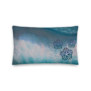 Be in the Flow ROC ~ Decorative Toss Pillow (20 X 12")